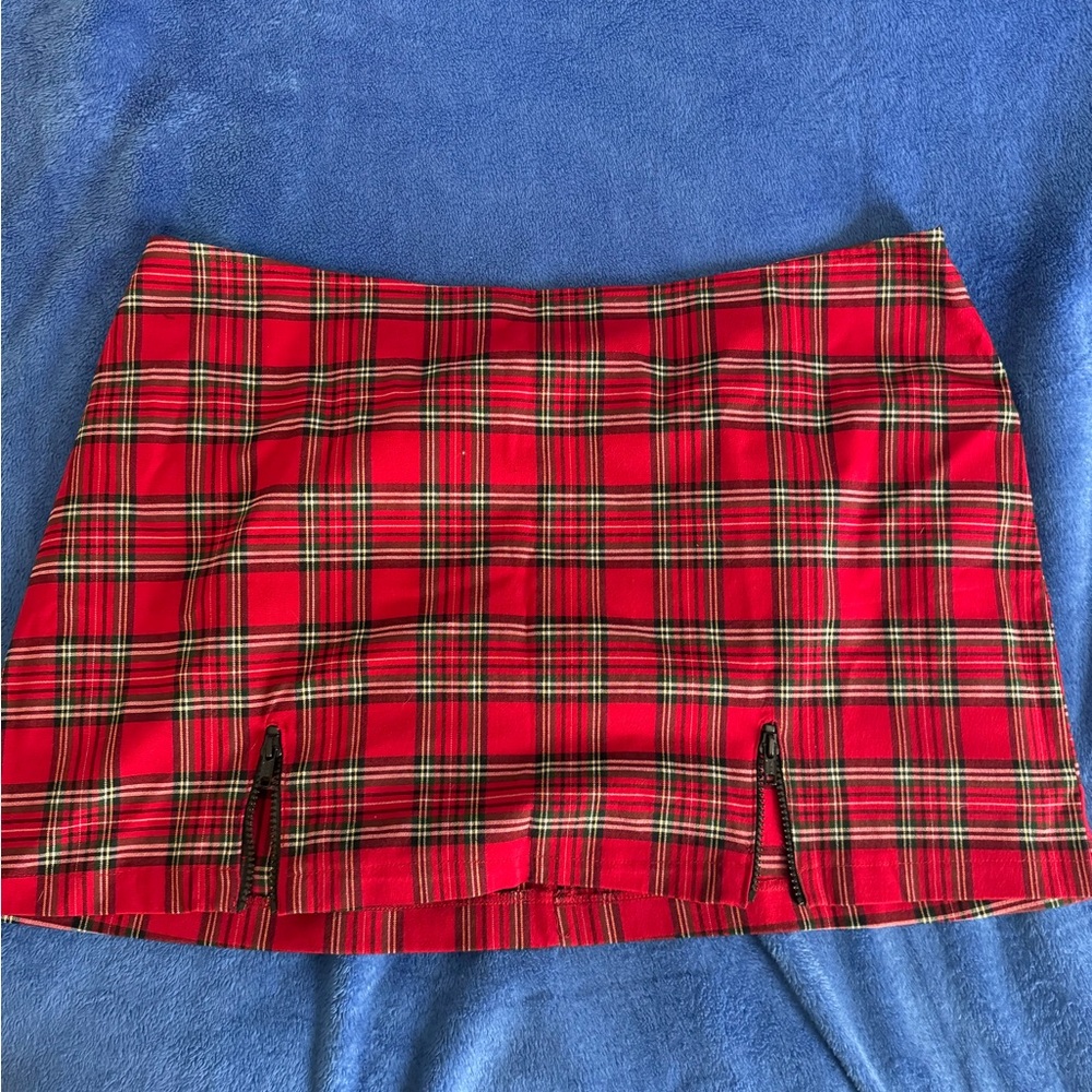 Torrid plaid mini skirt